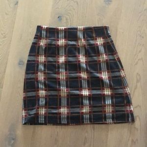 Plaid Skirt